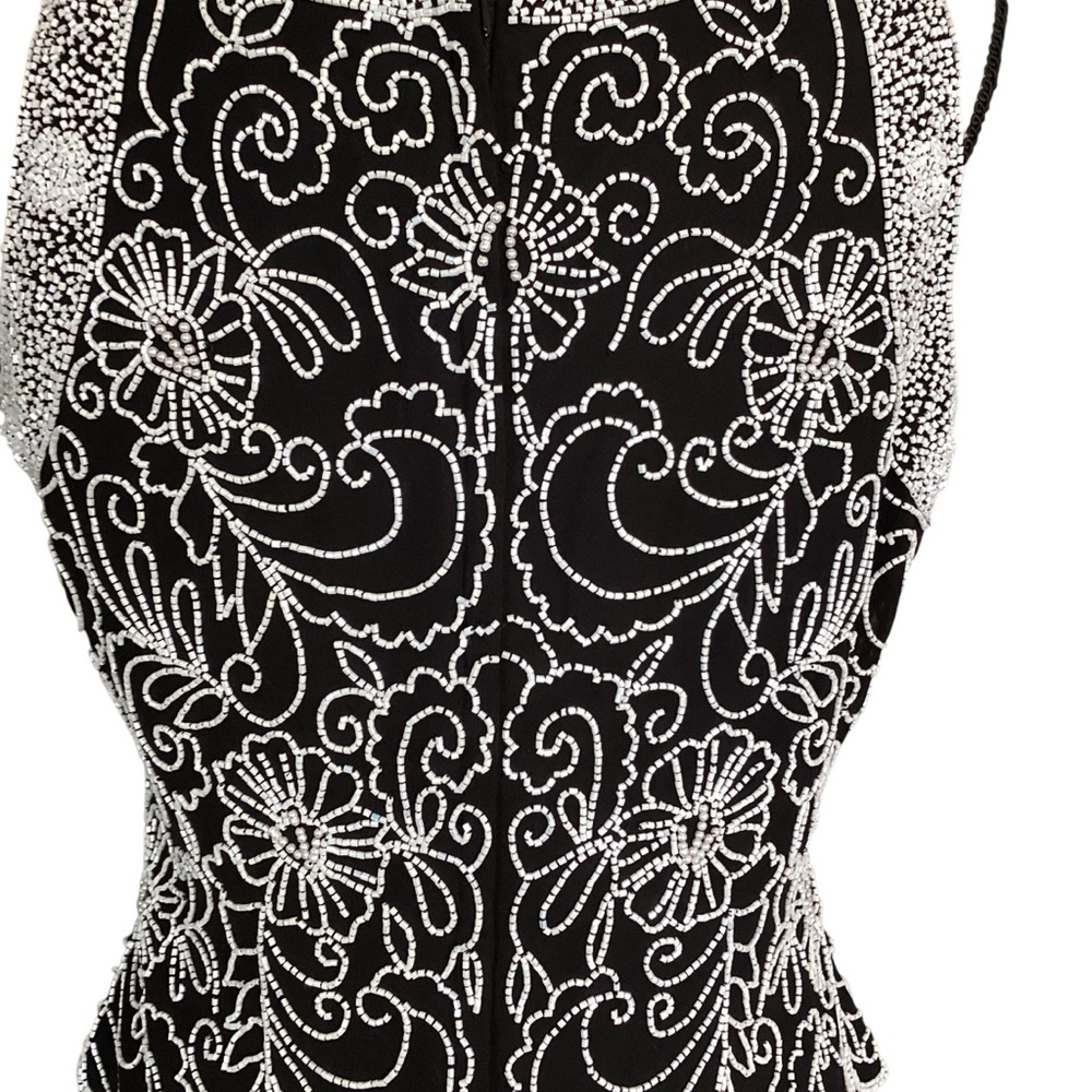 J Kara Formal beaded top. Size Medium Petite - Picture 5 of 16